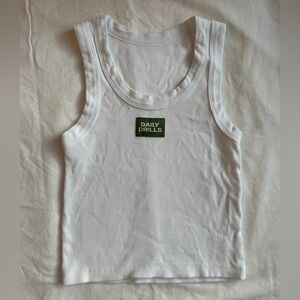 Daily Drills white logo tank